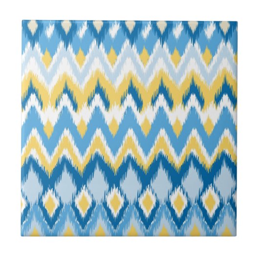 Ikat Design #5 @ Emporio Moffa Tegeltje (Voorkant)