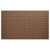 Ikat Diamond Pattern - Chocolate brown en beige Stof (Yard (91,4 cm))