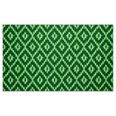 Ikat Diamond Pattern — Pine green and Munt green Stof (Fat Quarter)
