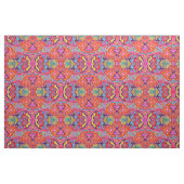Ikat Doodle Red Stof (Yard (91,4 cm))