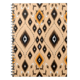 Ikat Etnisch Geometrisch Folklore Patroon Notitieboek