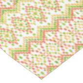 Ikat Etnisch Patroon op Wit om aan te passen Tafelkleed (Gekanteld)