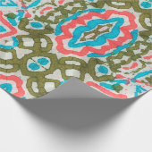 Ikat Etnische Abstracte Patroon. Shaman Pattern. P Cadeaupapier (Hoek)