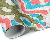 Ikat Etnische Abstracte Patroon. Shaman Pattern. P Cadeaupapier (Rol Hoek)