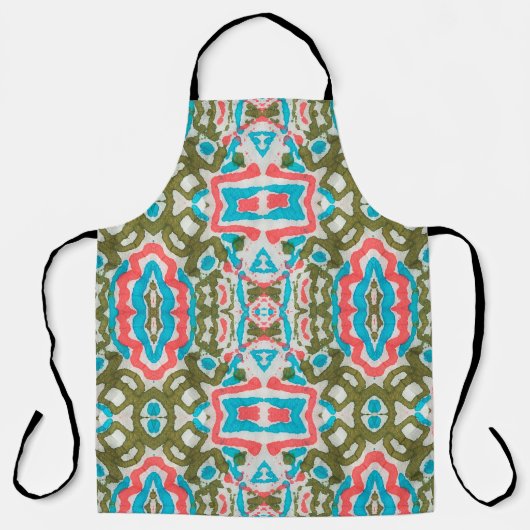 Ikat Etnische Abstracte Patroon. Shaman Pattern. P Schort (Voorkant)