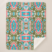 Ikat Etnische Abstracte Patroon. Shaman Pattern. P Sherpa Deken (Voorkant)