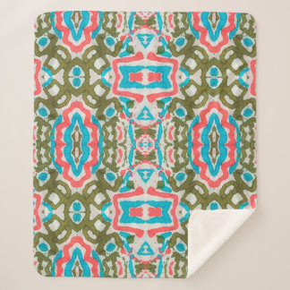 Ikat Etnische Abstracte Patroon. Shaman Pattern. P Sherpa Deken