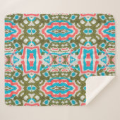 Ikat Etnische Abstracte Patroon. Shaman Pattern. P Sherpa Deken (Voorkant (horizontaal))