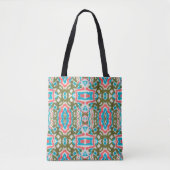 Ikat Etnische Abstracte Patroon. Shaman Pattern. P Tote Bag (Voorkant)