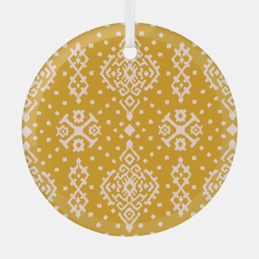 Ikat folklore ornament - etnische textuur. (Voorkant)