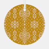 Ikat folklore ornament - etnische textuur. (Achterkant)