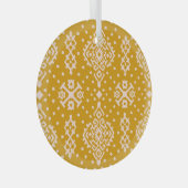 Ikat folklore ornament - etnische textuur. (Voorkant Rechts)
