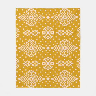 Ikat folklore ornament - etnische textuur. fleece deken