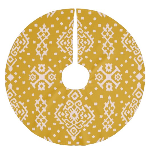 Ikat folklore ornament - etnische textuur. kerstboom rok (Voorkant)
