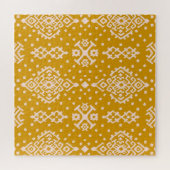 Ikat folklore ornament - etnische textuur. legpuzzel (Horizontaal)