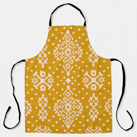Ikat folklore ornament - etnische textuur. schort (Voorkant)