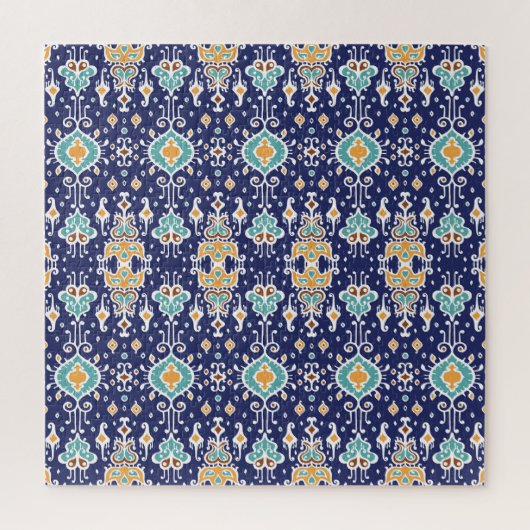 Ikat Geometric: Folklore Oriental Ornament. Legpuzzel (Verticaal)