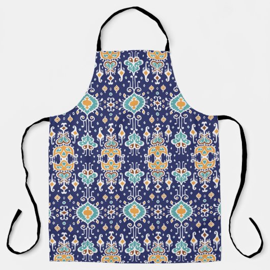 Ikat Geometric: Folklore Oriental Ornament. Schort (Voorkant)