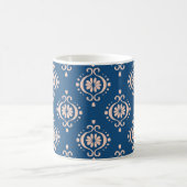 Ikat Geometrische Folklore Damask Ornament Koffiemok (Center)