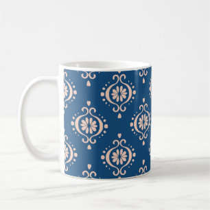 Ikat Geometrische Folklore Damask Ornament Koffiemok