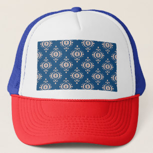 Ikat Geometrische Folklore Damask Ornament Trucker Pet