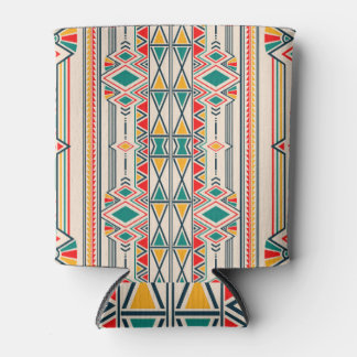 Ikat geometrische, folklore etnische ornament. blikjeskoeler