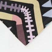 Ikat geometrische folklore, tribal Aztec patroon. Fleece Deken (Hoek)