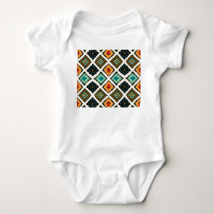 Ikat geometrische, folklore tribale textuur. romper