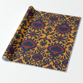 Ikat geometrische folklore-versiering. Oriental da Cadeaupapier (Uitgerold)