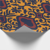 Ikat geometrische folklore-versiering. Oriental da Cadeaupapier (Hoek)