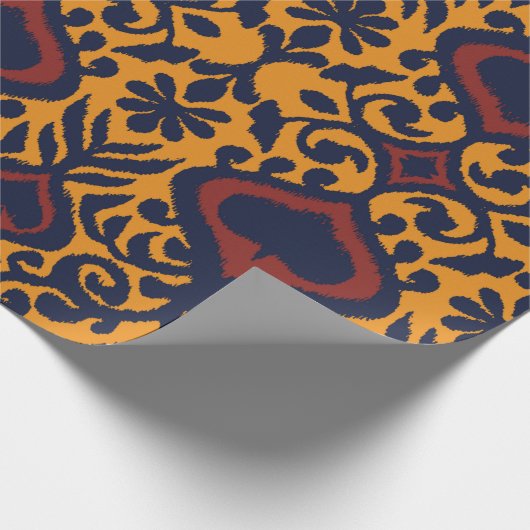 Ikat geometrische folklore-versiering. Oriental da Cadeaupapier (Hoek)