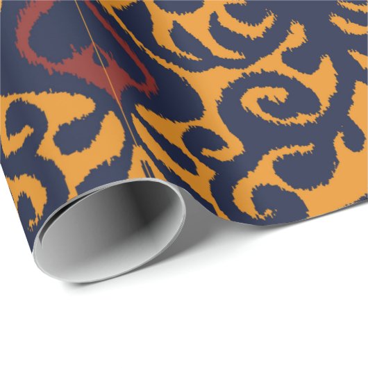 Ikat geometrische folklore-versiering. Oriental da Cadeaupapier (Rol Hoek)