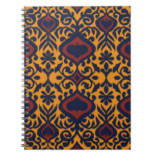 Ikat geometrische folklore-versiering. Oriental da Notitieboek