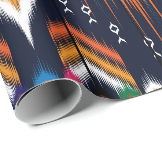 Ikat geometrische folklore-versiering. Tribale etn Cadeaupapier (Rol Hoek)