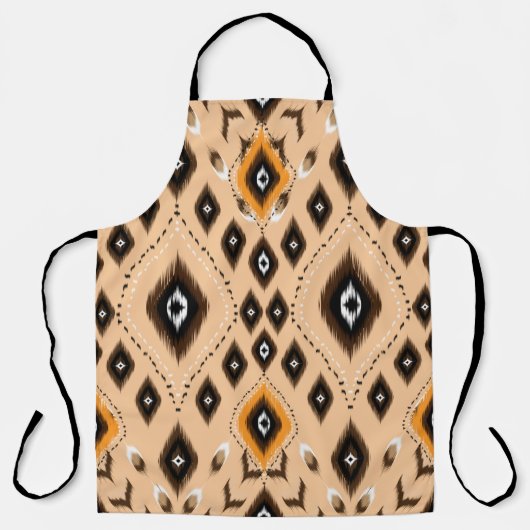 Ikat geometrische folklore-versiering. Tribale etn Schort (Voorkant)