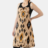 Ikat geometrische folklore-versiering. Tribale etn Schort (Insitu)
