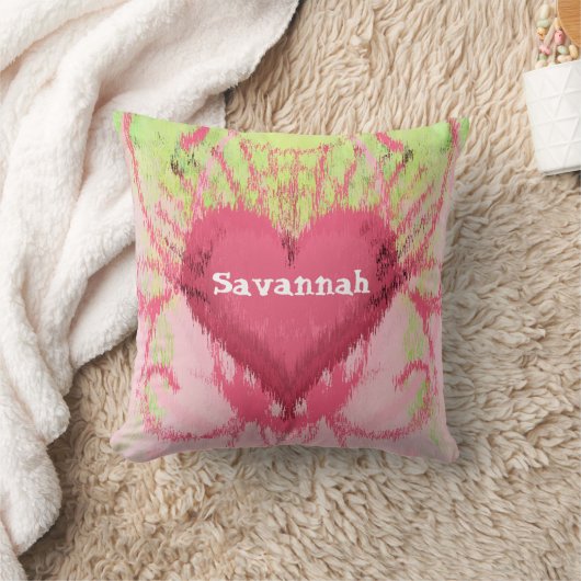 iKat Girly Swirly Heart Pillow Kussen (Deken)