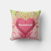 iKat Girly Swirly Heart Pillow Kussen (Voorkant)