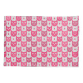 Ikat ikat roze patroon kussensloop (Achterkant)