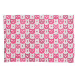 Ikat ikat roze patroon kussensloop