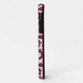 Ikat Moorish Damask - Bourgogne en roze Case-Mate iPhone Case (Achterkant/links)