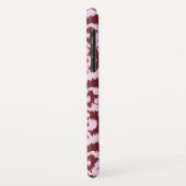 Ikat Moorish Damask - Bourgogne en roze Case-Mate iPhone Case (Achterkant/links)