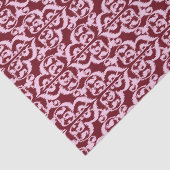 Ikat Moorish Damask - Bourgogne en roze. Tissuepapier (Detail)