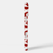 Ikat Moorish Damask - donkerrood en wit Case-Mate iPhone Case (Achterkant / Rechts)