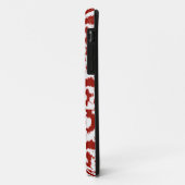 Ikat Moorish Damask - donkerrood en wit Case-Mate iPhone Case (Achterkant/links)