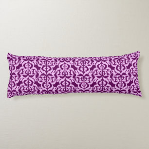 Ikat Moorish Damask - paars en orchidee Lichaamskussen