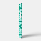 Ikat Moorish Damask - peace ock en aqua Case-Mate iPhone Case (Achterkant / Rechts)