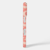 Ikat Moorish Damask - perzik en koraalroze Case-Mate iPhone Case (Achterkant / Rechts)
