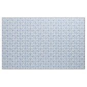 Ikat Moorish Damask - sky blue en white Stof (Yard (91,4 cm))