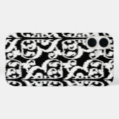Ikat Moorish Damask - wit en zwart Case-Mate iPhone Case (Achterkant (horizontaal))